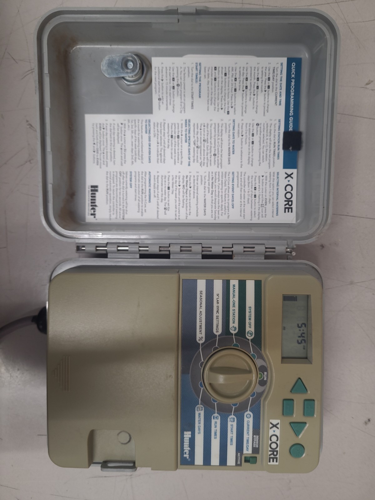Hunter Controller X-Core Fixed Indoor 4 Station