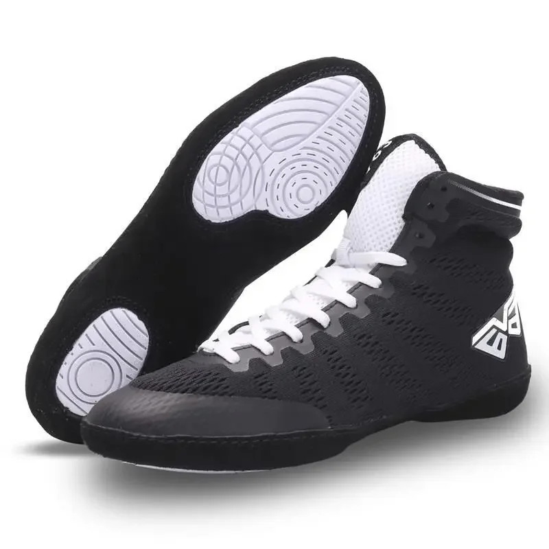 Men Outdoor Training Wrestling Flat Sneakers Anti Slip Boxing Sports Footwears