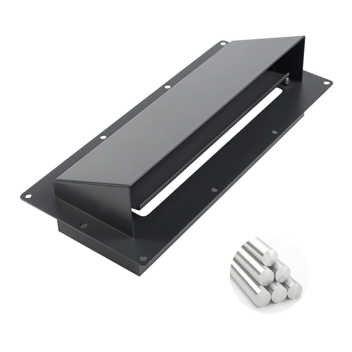 Vent Cover for RV Stove, Metal Camper Range Hood Vent Cover Replacement, Exha...