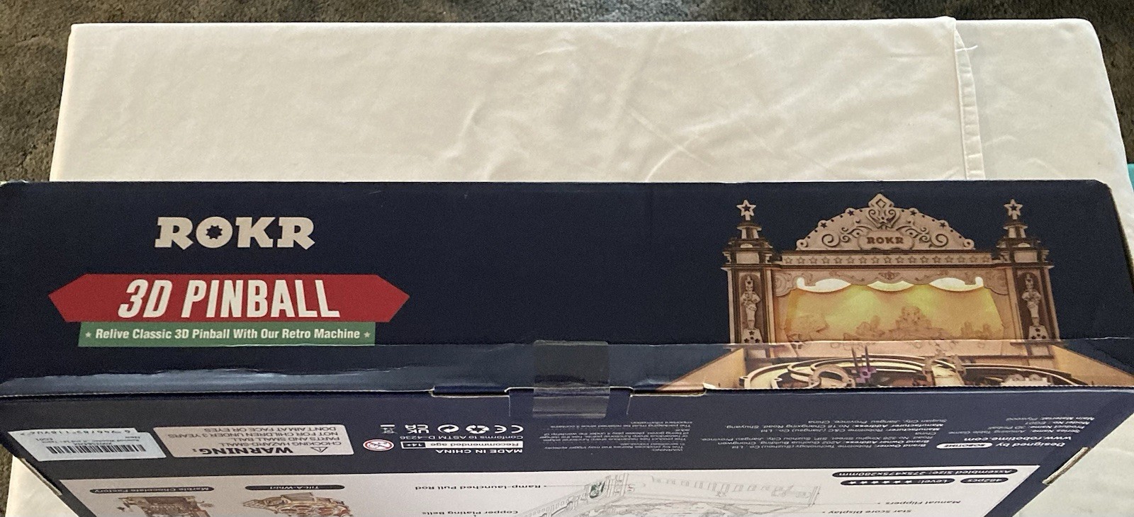 ROKR 3D Pinball Machine Retro Machine New In Box