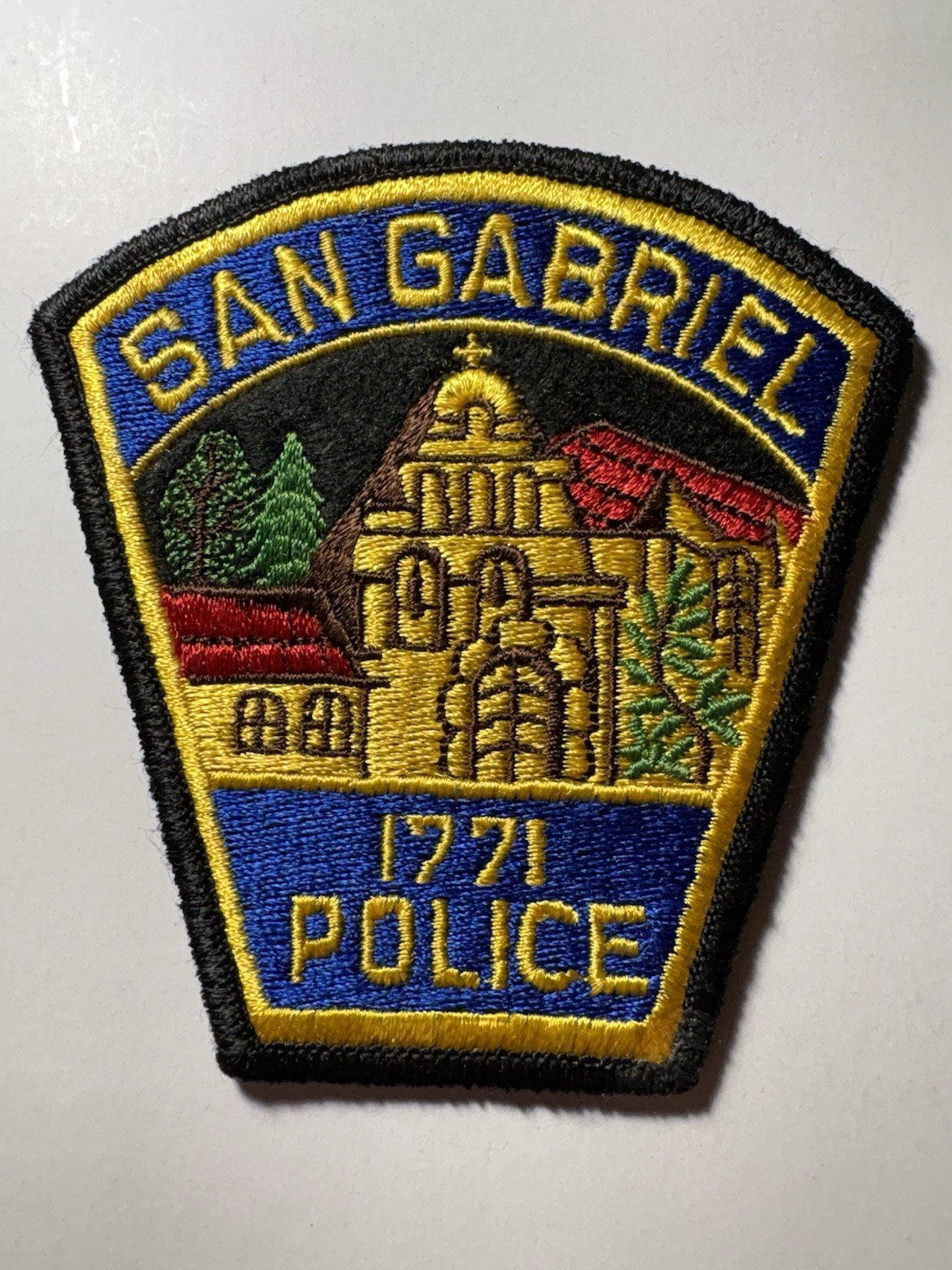 San Gabriel California Police Patch