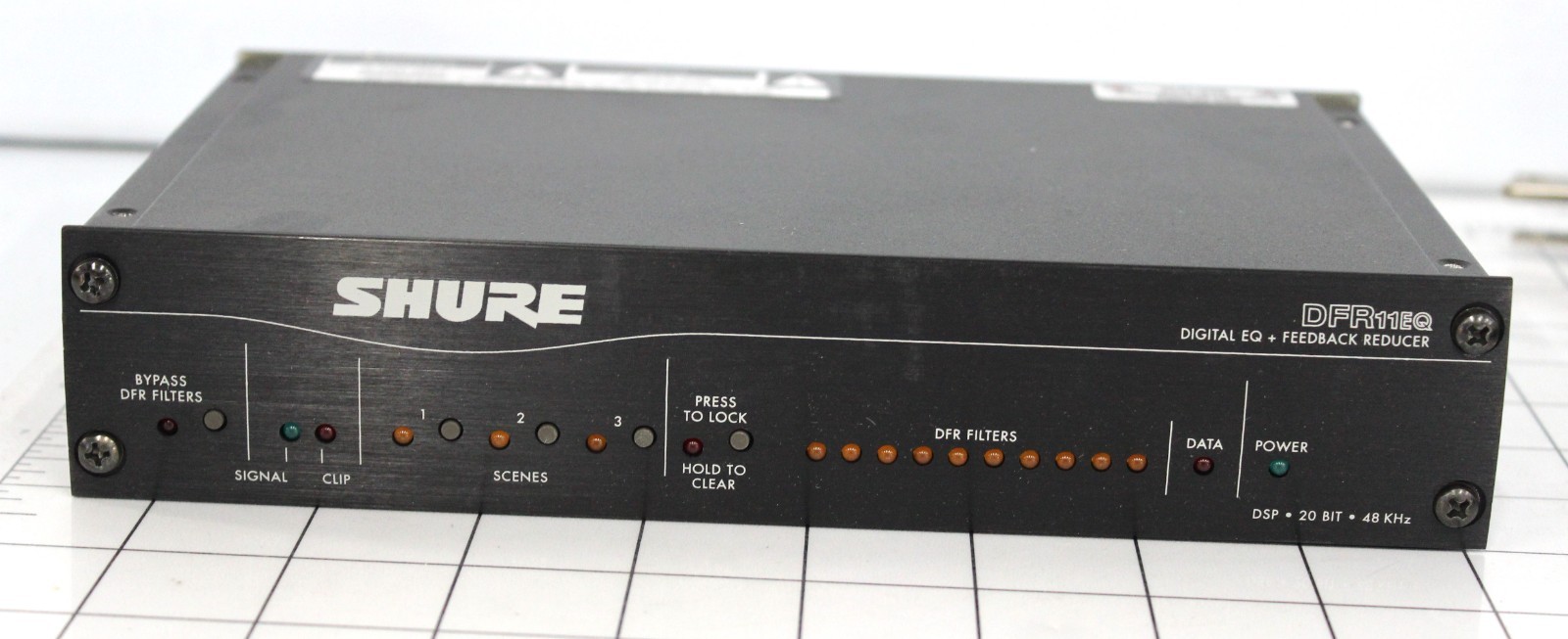 Shure DFR11EQ5, Digital EQ Feedback Reducer Limiter