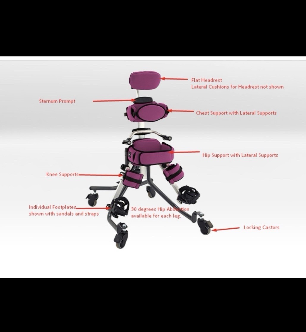Leckey Squiggles+ Stander With Tray MobiliStander Multi-Position adjustable