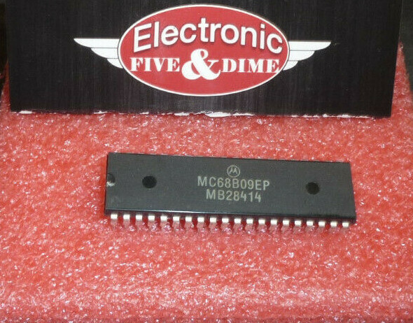 MC68B09EP Motorola Microprocessor, 8-Bit, 2MHz, NMOS, PDIP40 IC