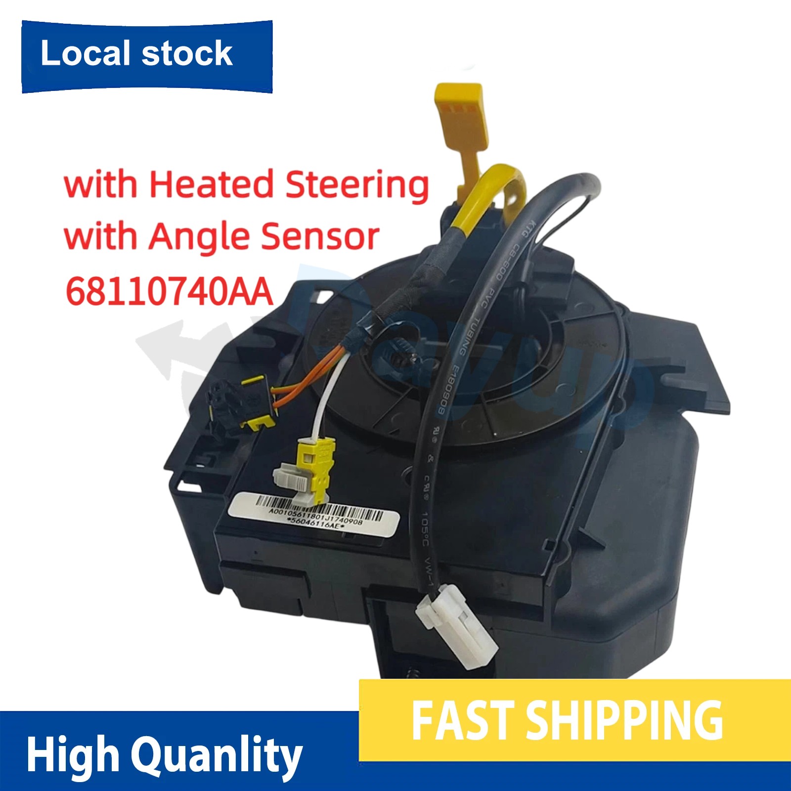 For 2013-2022 Dodge Ram 1500 2500 3500 Clock Spring with Angle Sensor