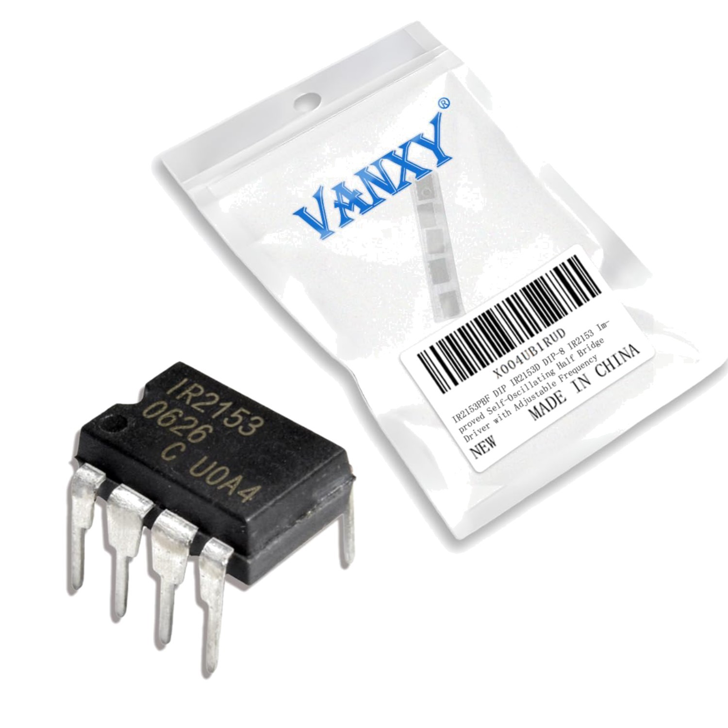 5PCS IR2153PBF DIP IR2153D DIP-8 IR2153 IC Chip | Improved Self-Oscillating H...