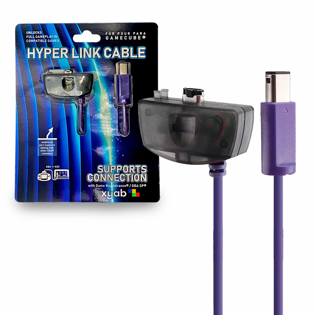 GameCube to GBA Link Cable for Nintendo Game Boy Advance SP, GC Connection Cord