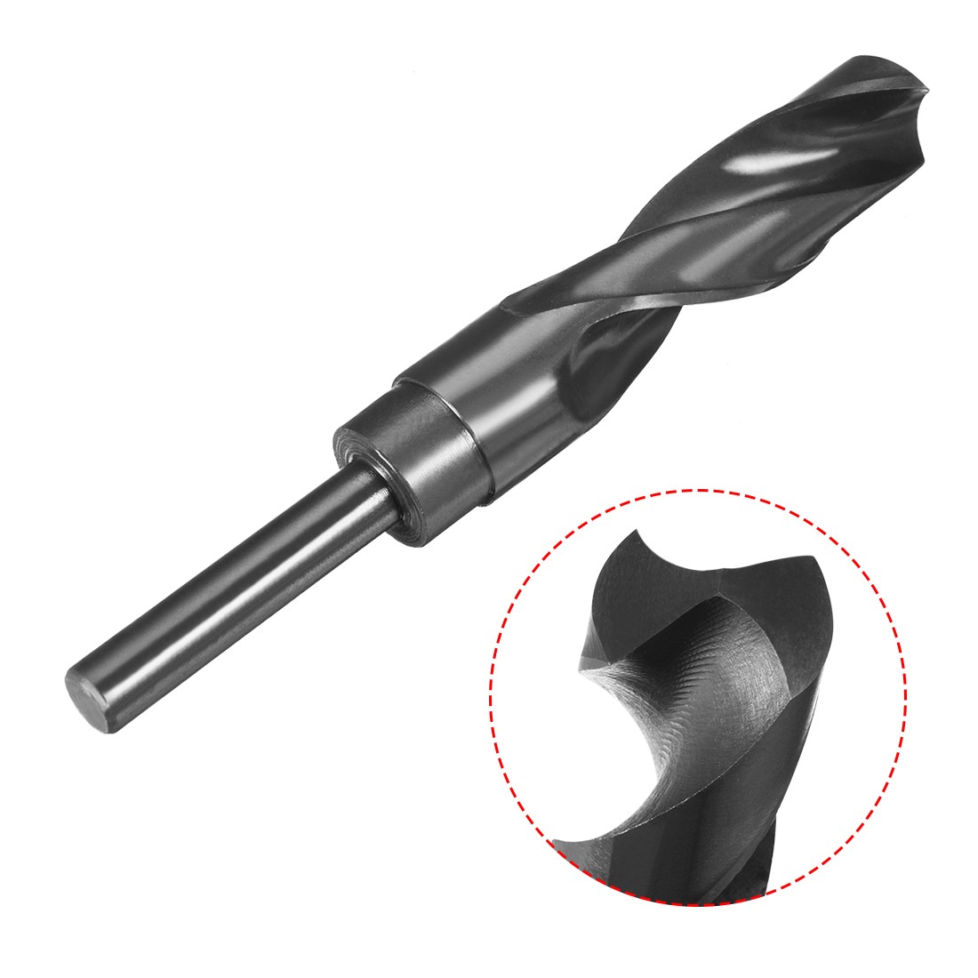 22mm Drill Bit HSS 9341 with 1/2" Straight Reduced Shank for Metal Plastic Wood