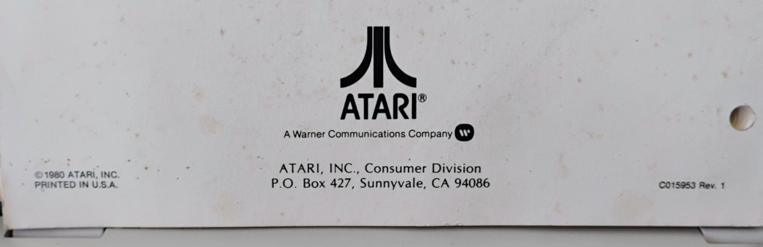 Atari 850 Interface Module Operator's Manual; 400/800/XL/XE - Used