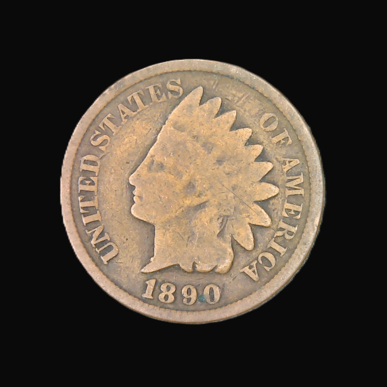 1890 Indian Head Penny (G)