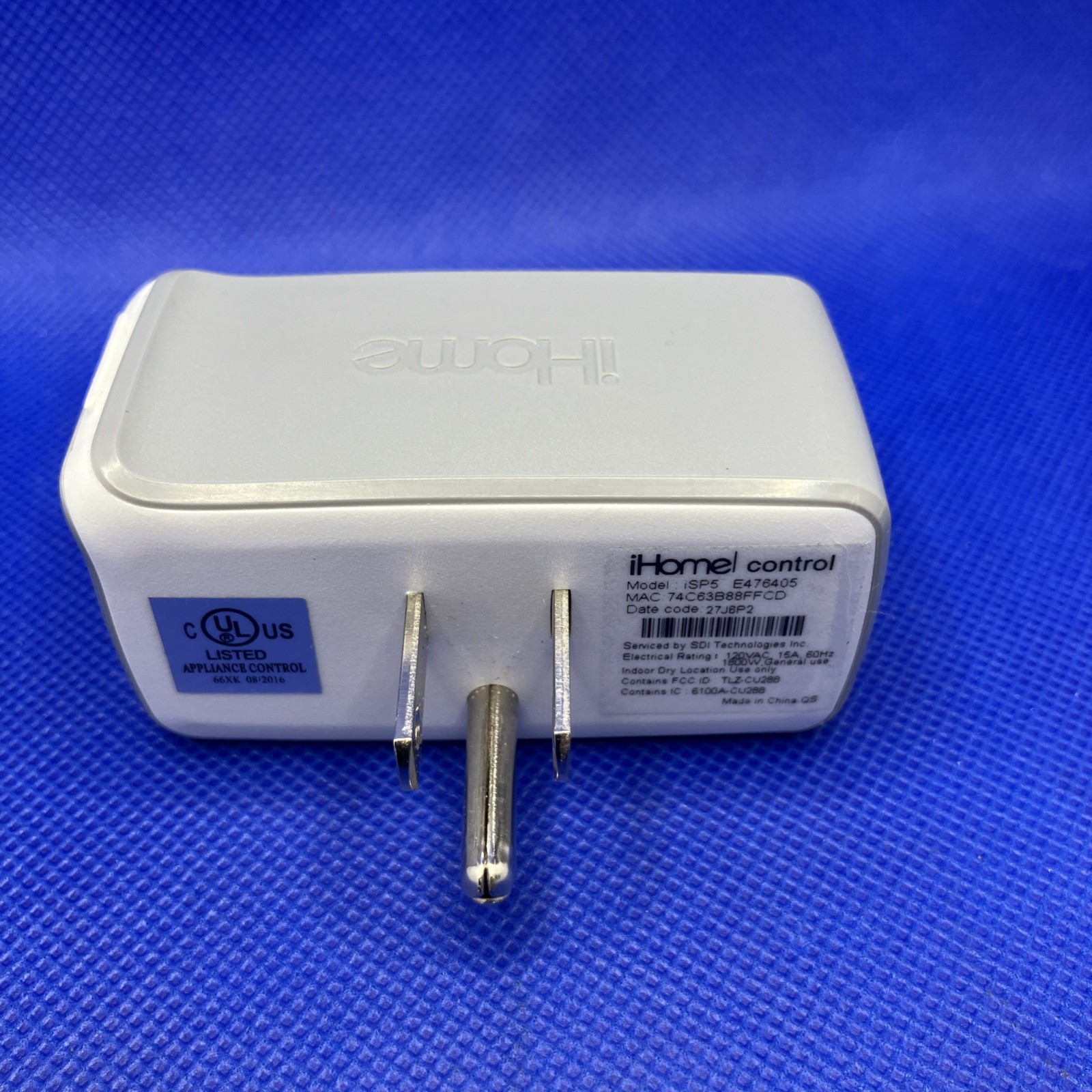 iHome Control iSP5 Smart Plug Wireless WiFi *Make Appliance Smart*