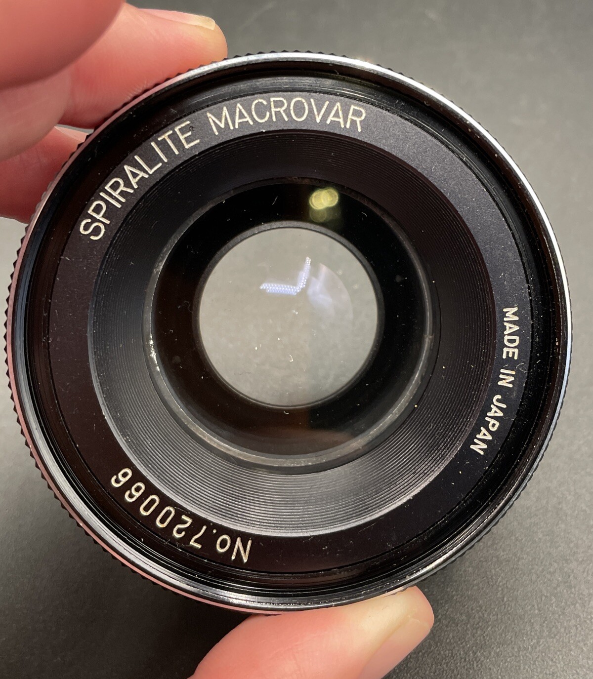SPIRALITE MACROVAR 720066 REPRODUCTION LENSE At 2' SETTING 1:1.8 1:2 Case Japan