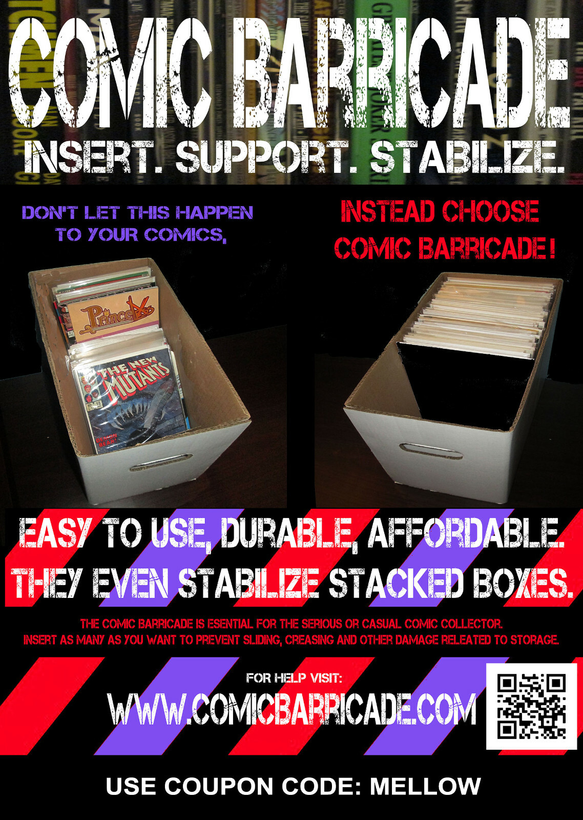 Comic Barricade Five Pack XL Stabilize & Protect Comics New!