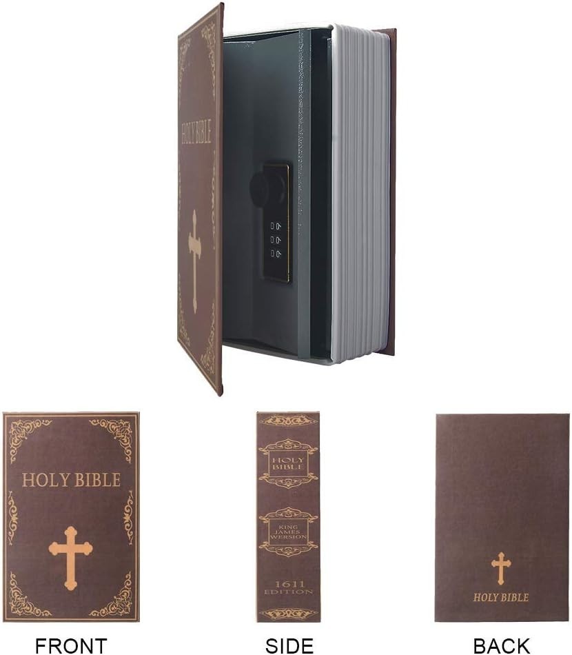 Small Diversion Book Safe Dictionary Hidden Storage Box Combination Lock