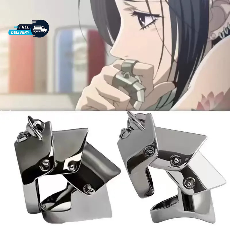Anime Oosaki Nana Cosplay Punk Gothic Joint Armor Knuckle Finger Ring Prop