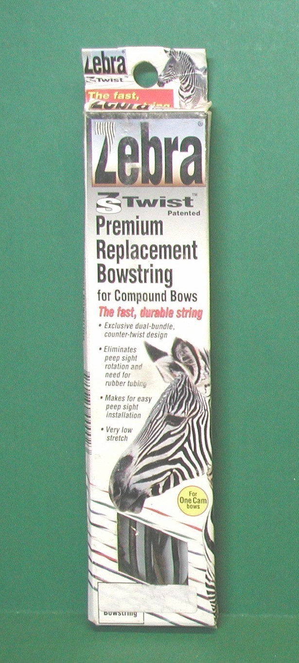 New Mathews Zebra ZS Twist Premium Replacement Bowstring - 91" Black & White