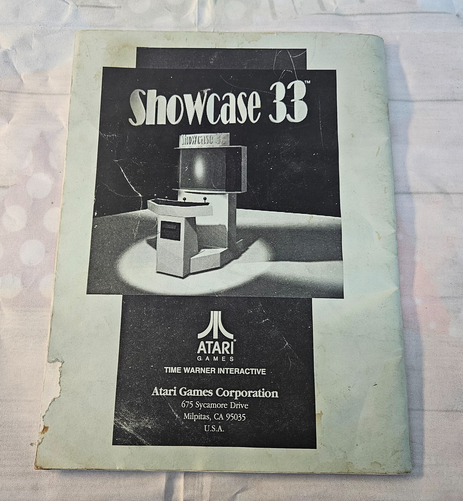 Atari SHOWCASE 33 Arcade Service Manual