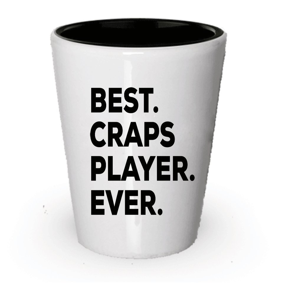 Crap Shot Glass - Craps Gift - Gifts For Craps Players - Unique Gift Idea...