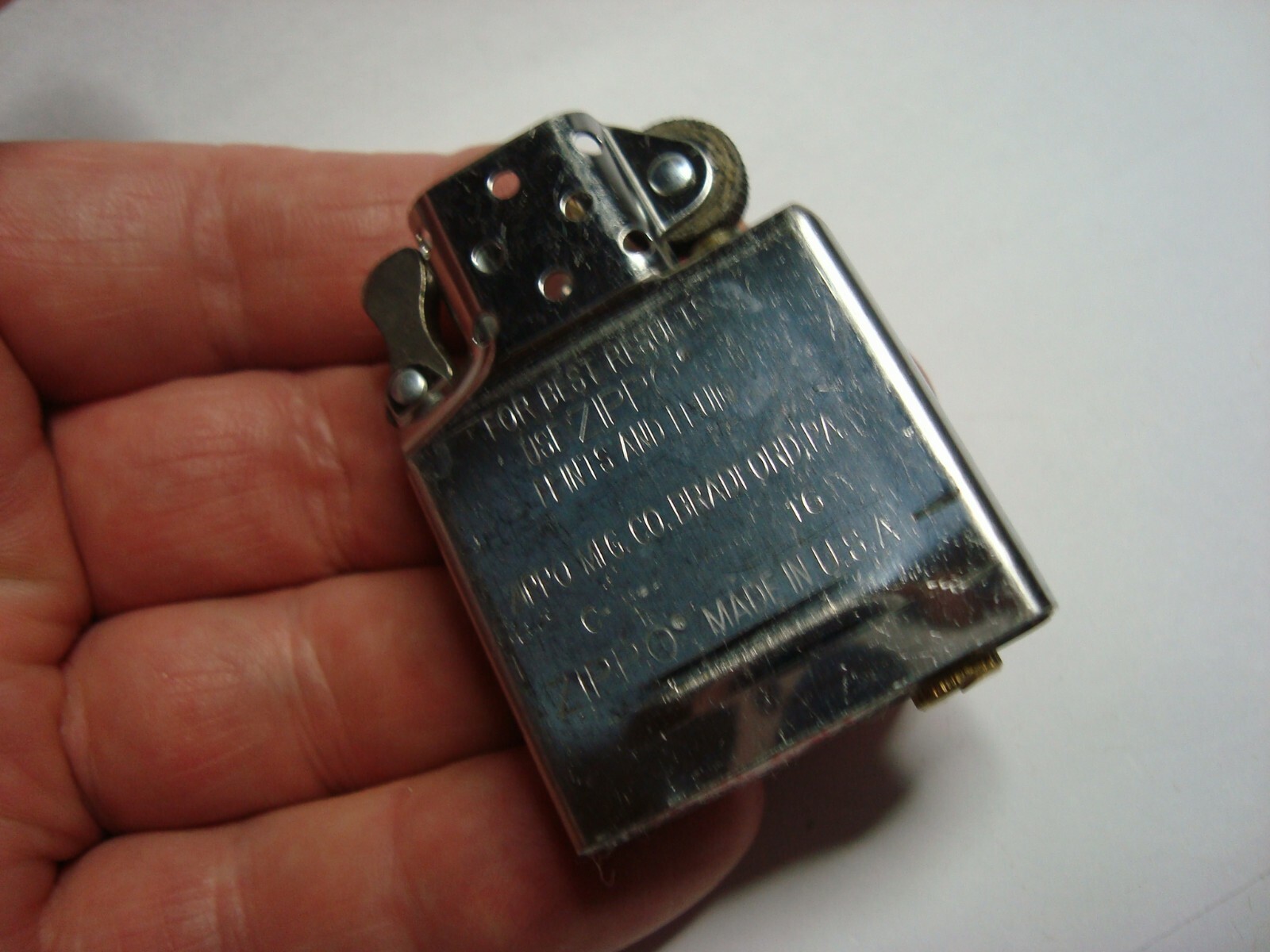 ZIPPO LIGHTER INSERT-FULL SIZE- NEW *2022 * MINT-NEVER USED-INSERT ONLY