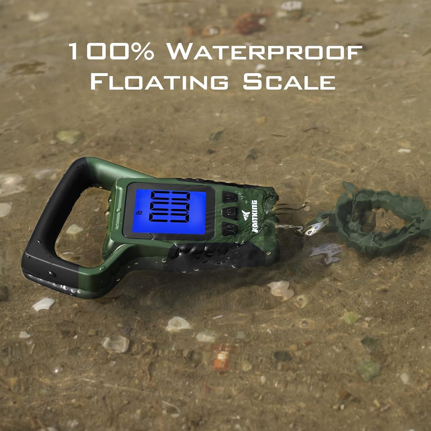 WideView Waterproof Floating Digital Fish Scale with 2.5" LCD - 110lb Capacity