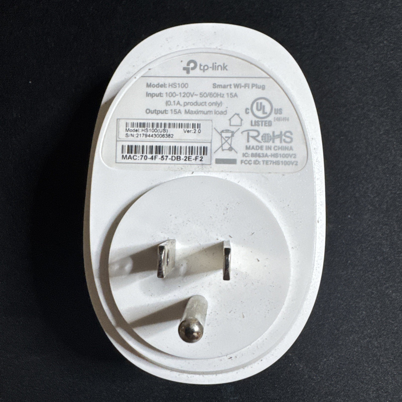 TP-Link Wi-Fi Plug HS100