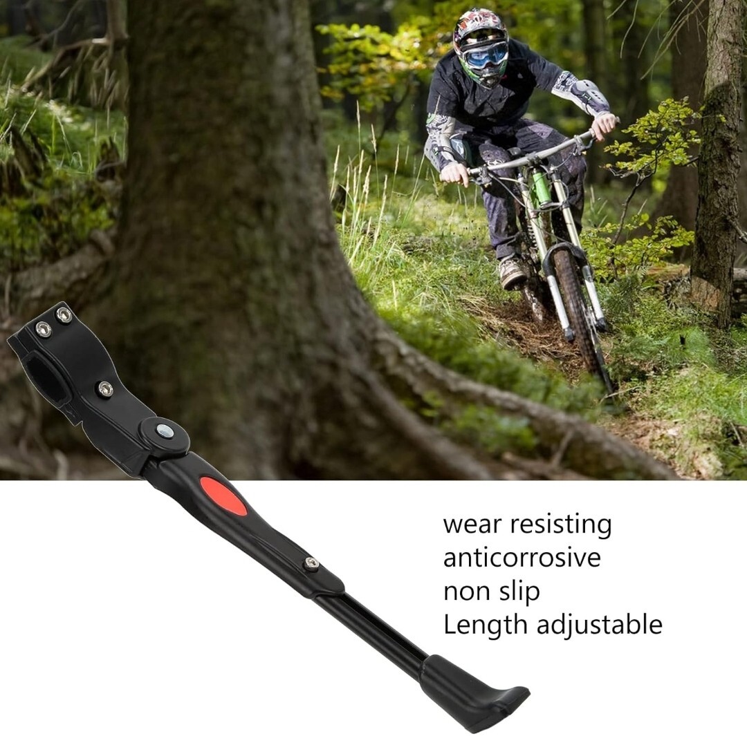 Adjustable Aluminum Alloy MTB Road Mountain Bike Bicycle Kickstand Kick Stand HX