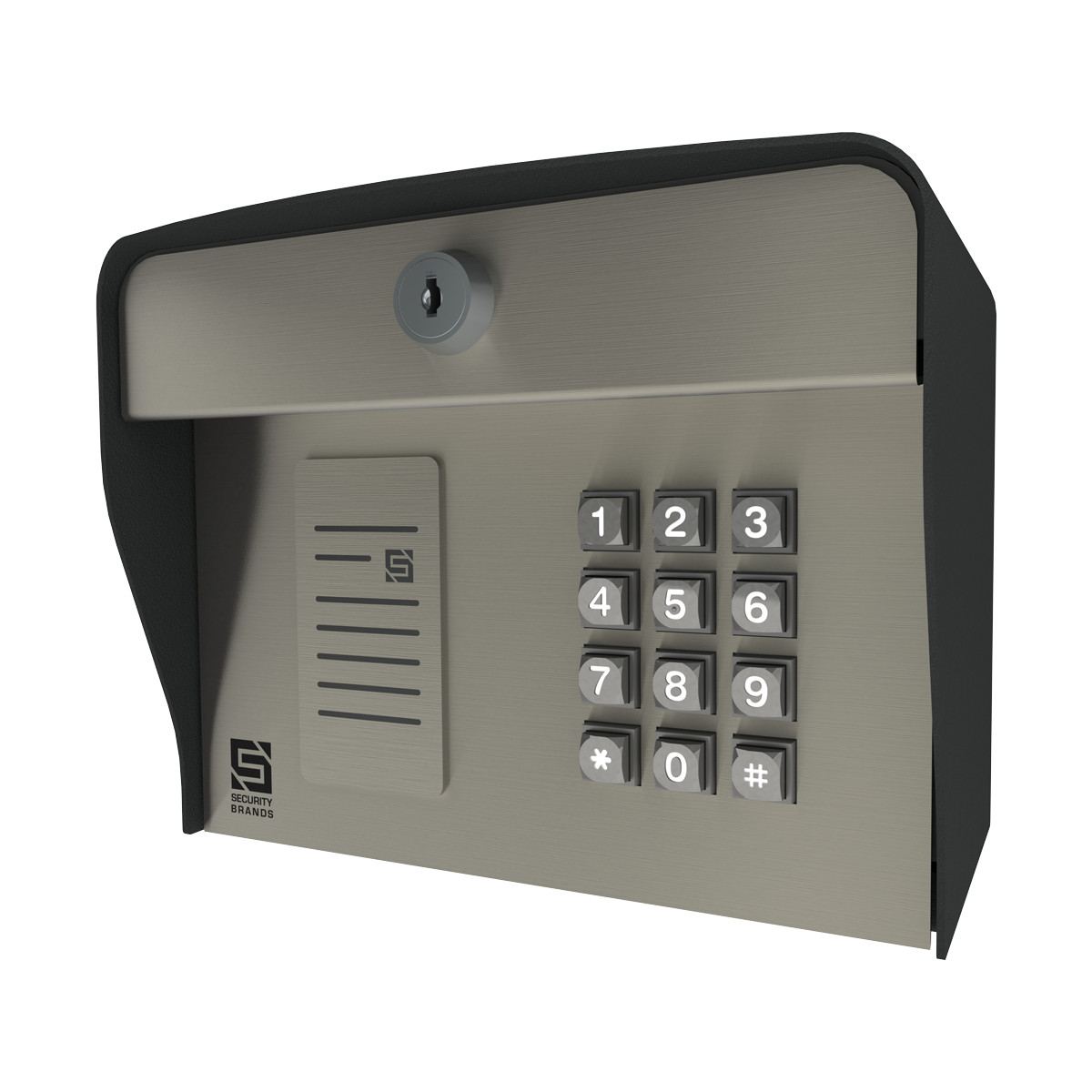 Security Brands 27-210 E1 Smart Gate Keypad Post Mount 26 Bits 2 Wiegand 2 Door