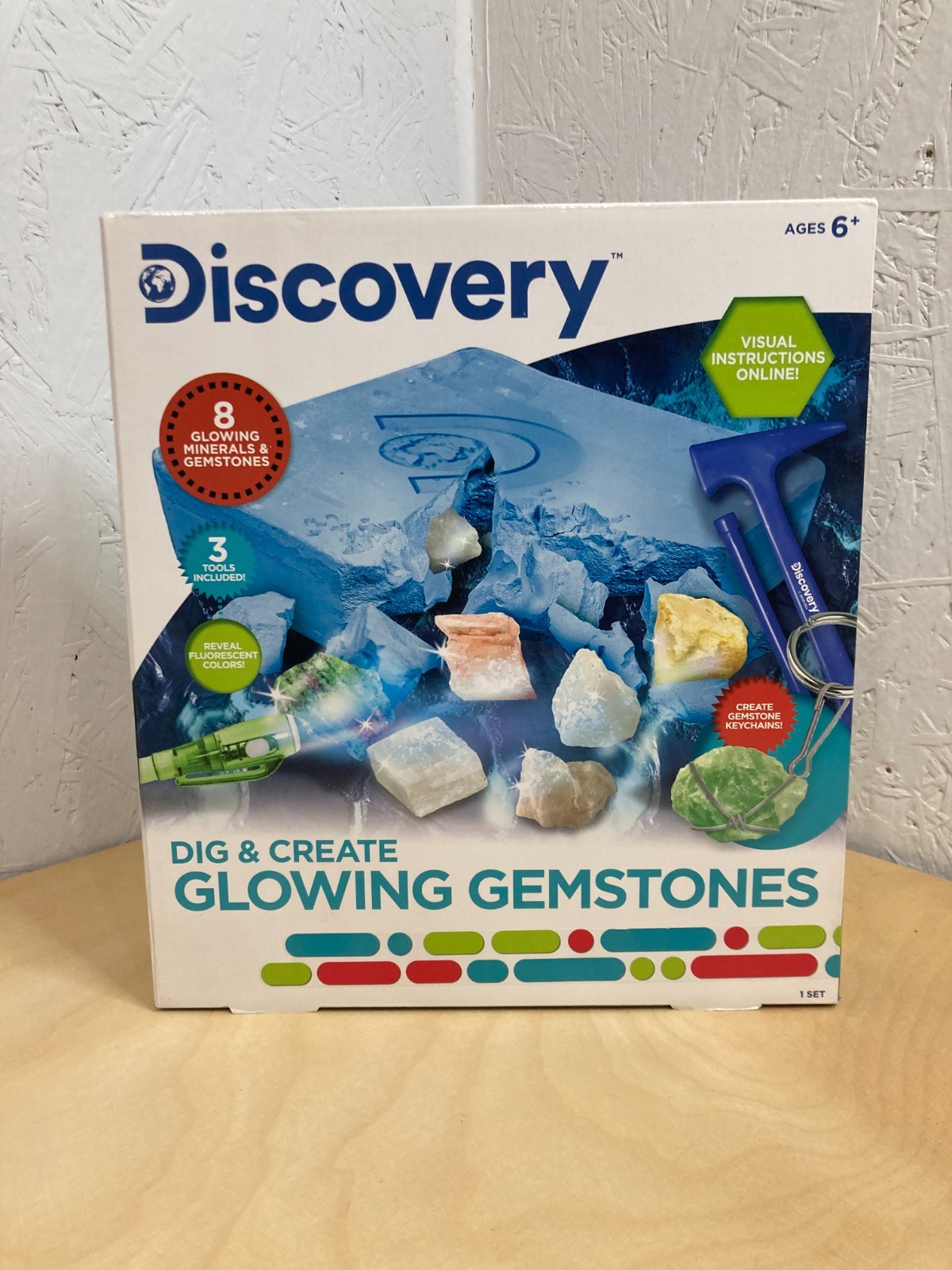 Discovery Dig & Create Glowing Gemstones - Dig Kit for Boys & Girls
