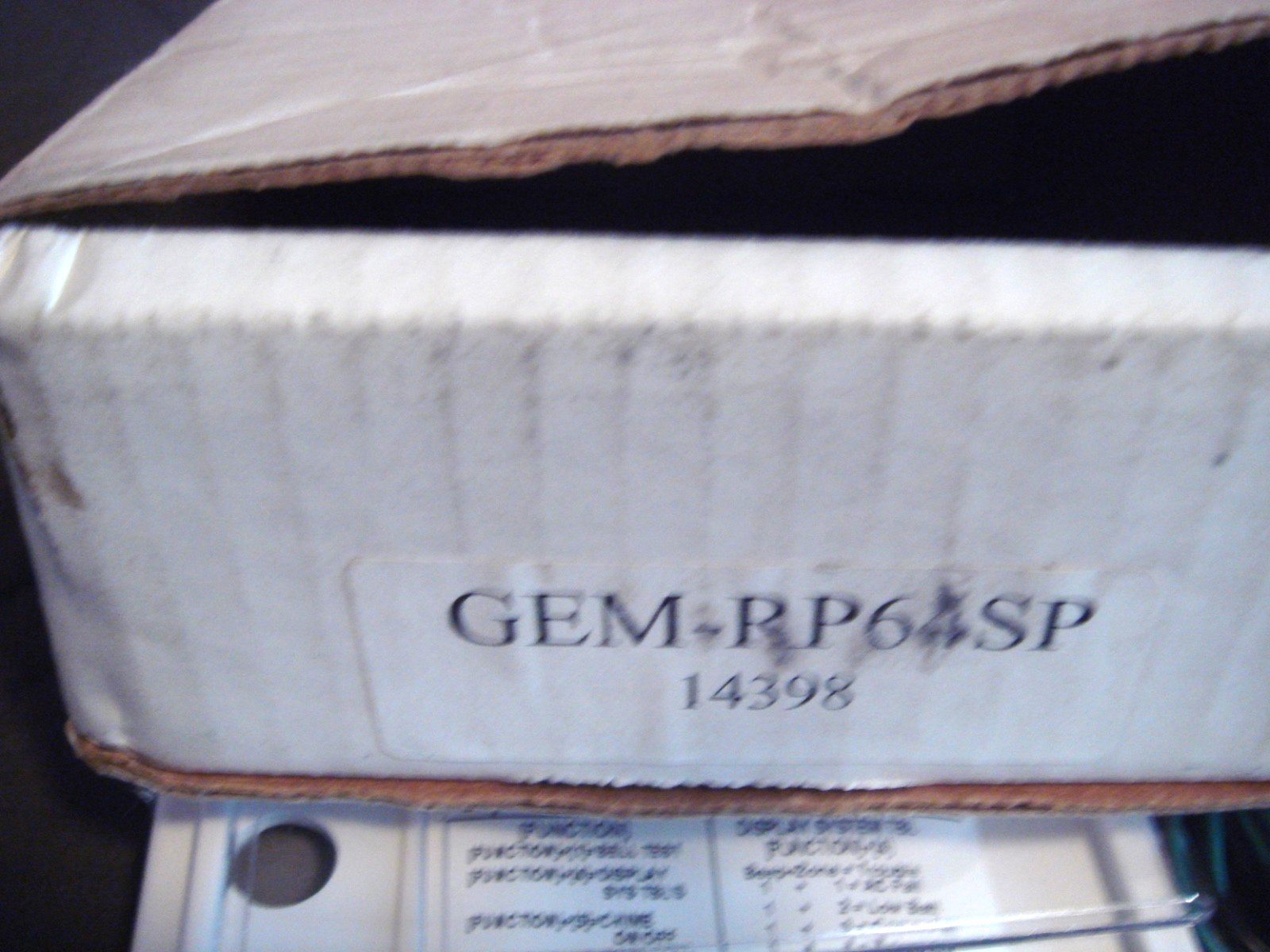 computerized security system gem-rp64sp NEW OLD STOCK