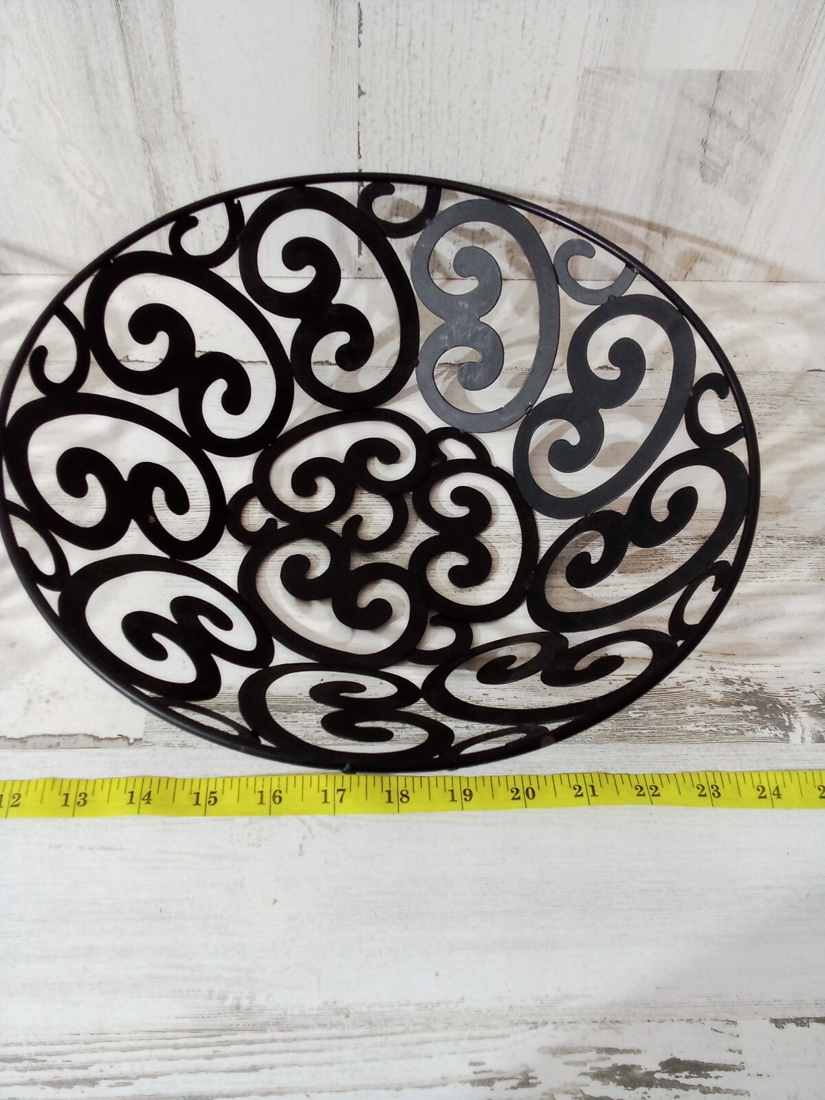 Beautiful Decorative Black Baskets Set Of 2 Heavy Duty Multi-use
