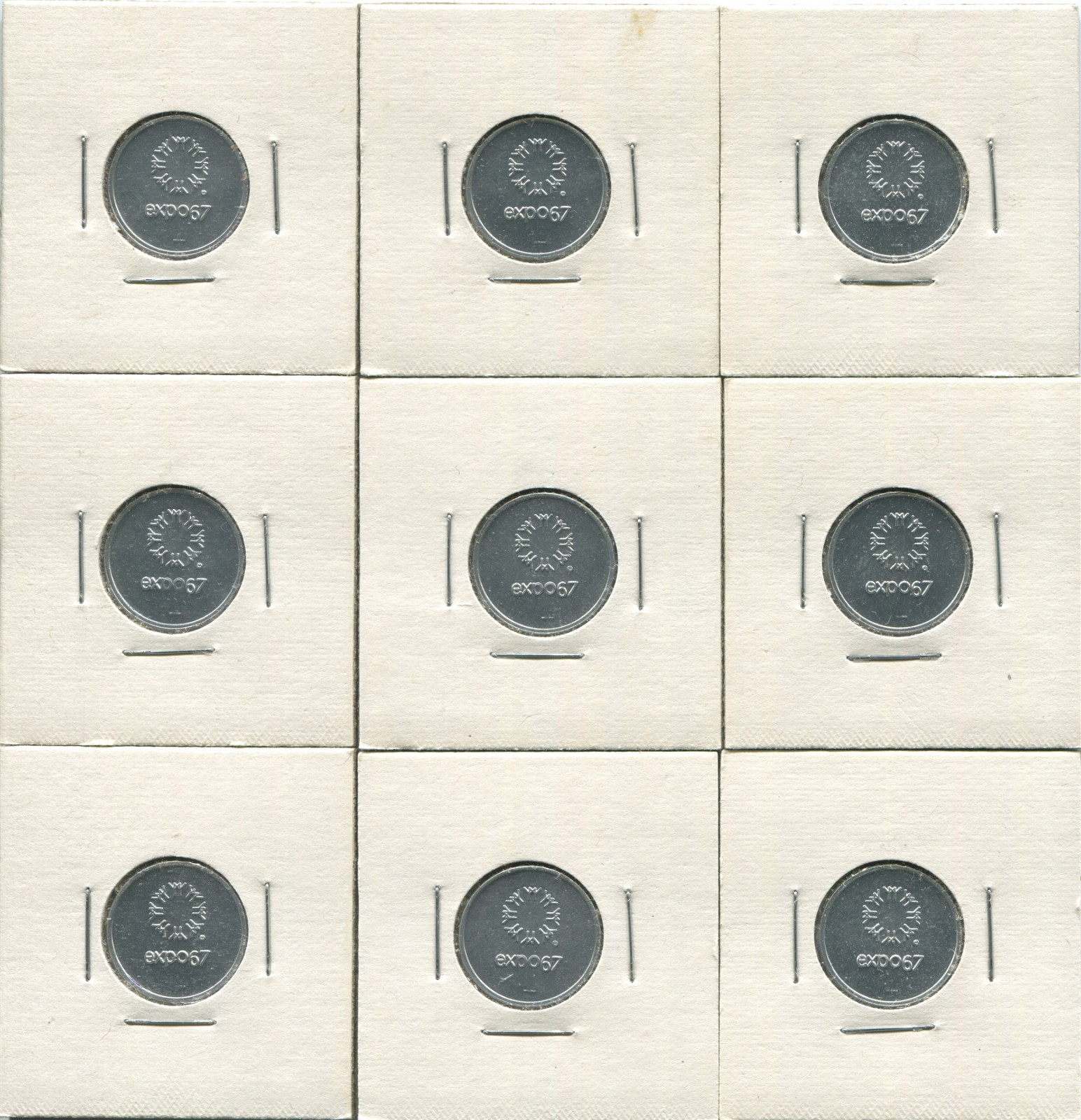 MC016 Canada Montreal 1967 Expo 67, United States Currency Exchange Token Jeton