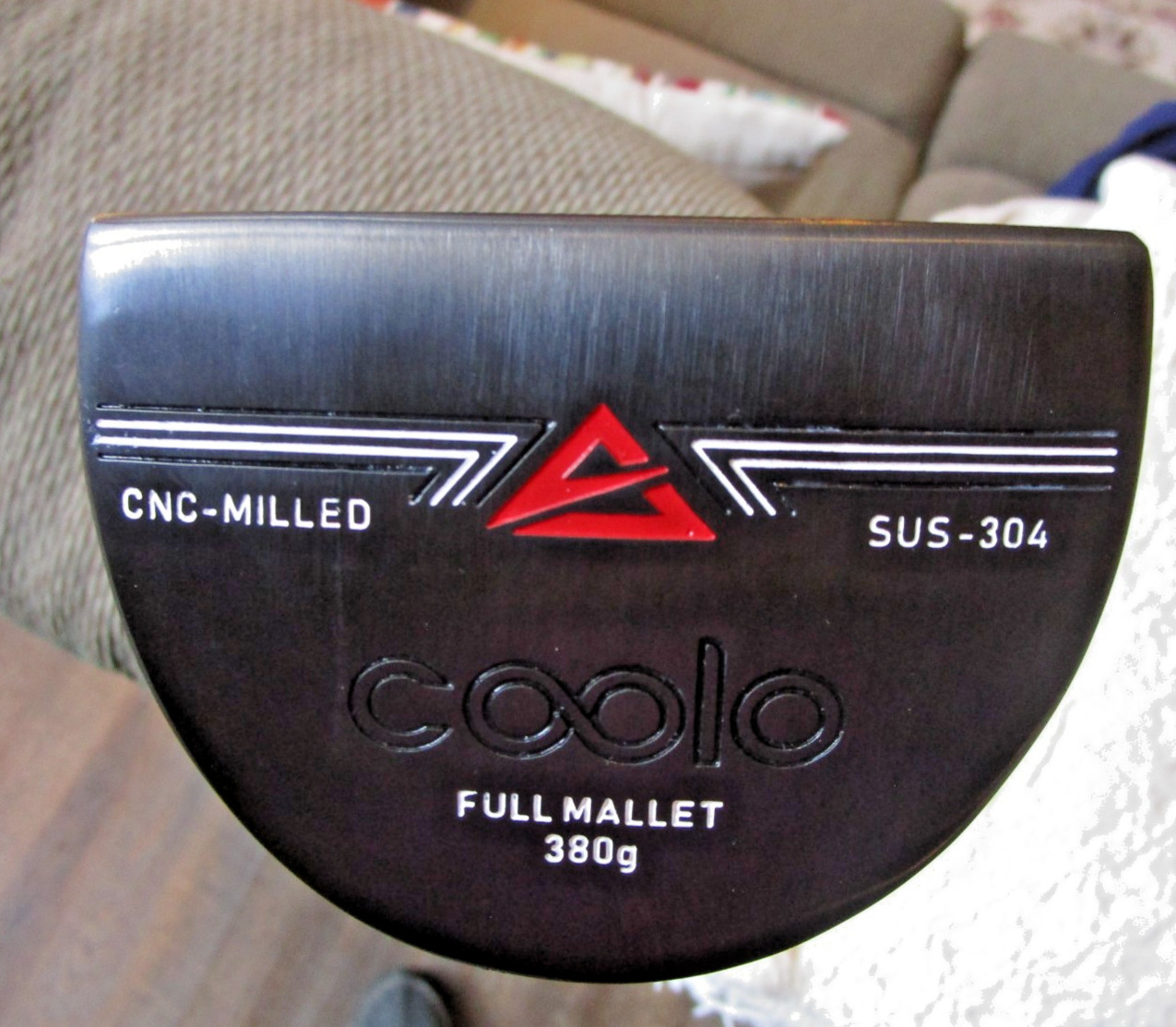 COOLO Low Torque Mallet Golf Putter, 38 inches long , putter cover