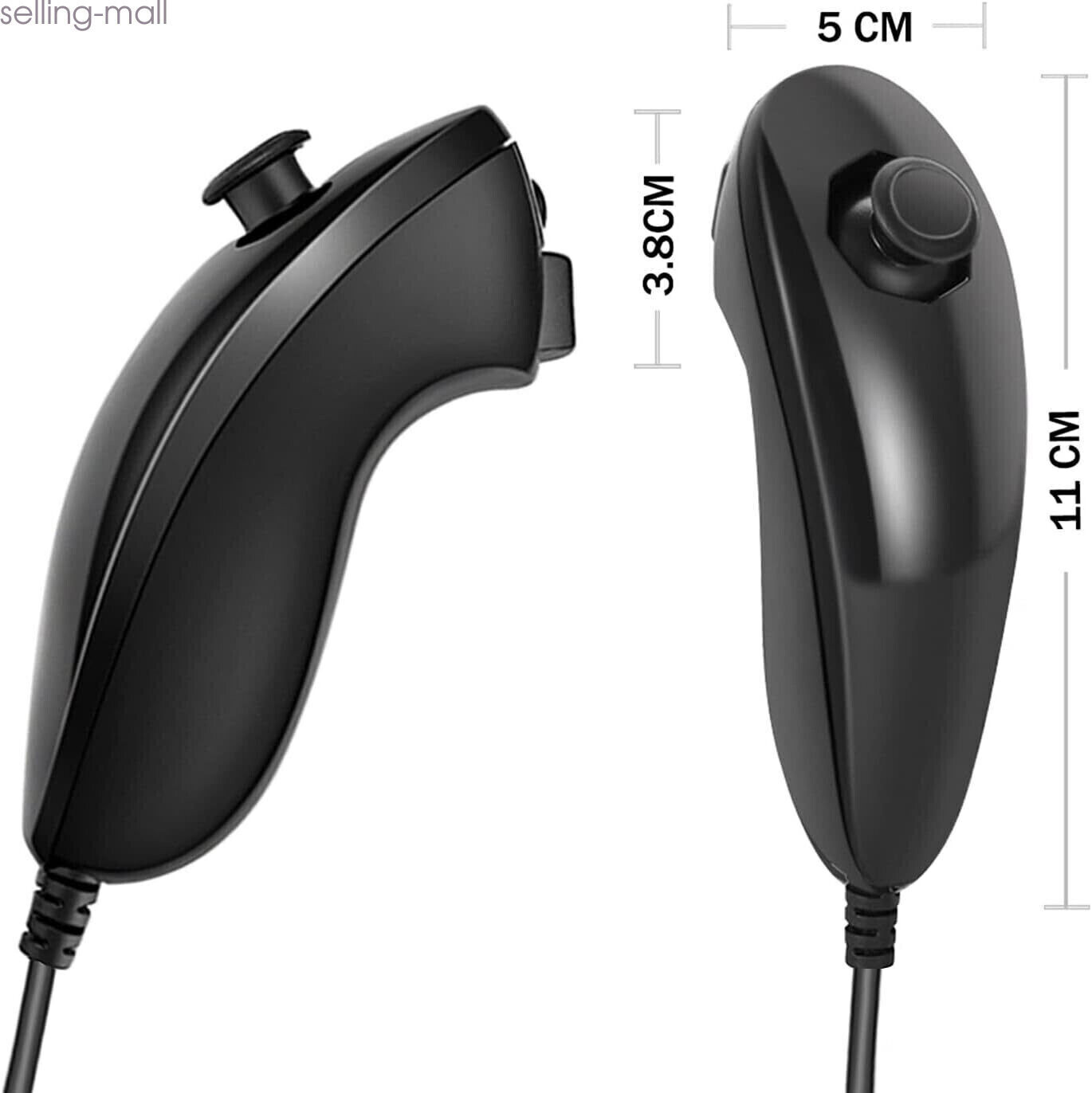 Built-in Motion Plus Wii Remote & Nunchuck Controller for Nintendo Wii Wii U