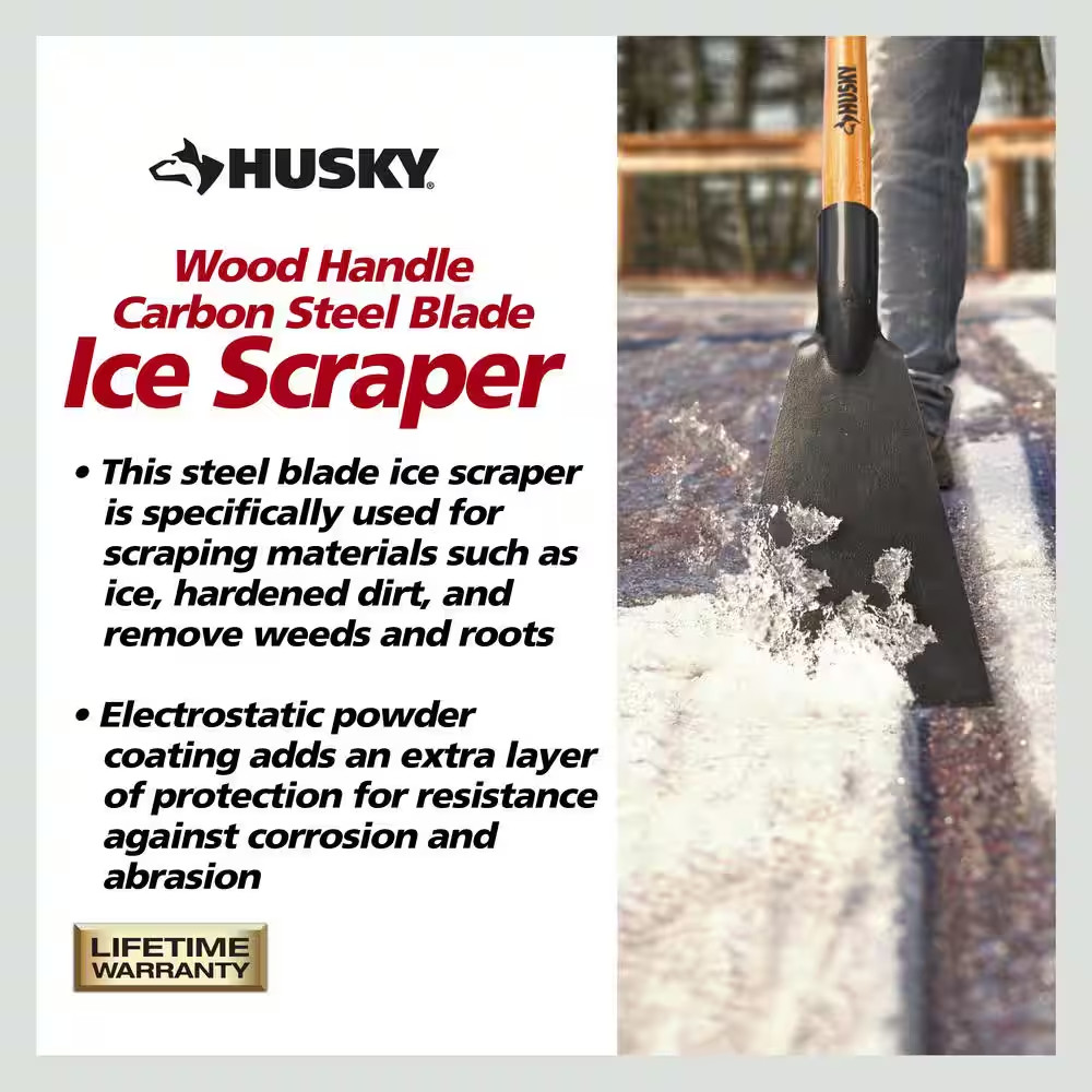 51 In. Carbon Steel Blade Ice Scraper