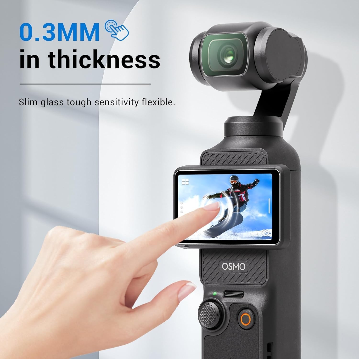 Scratch Resistant and Waterproof Protection for DJI Osmo Pocket 3/4 - 2PC Set