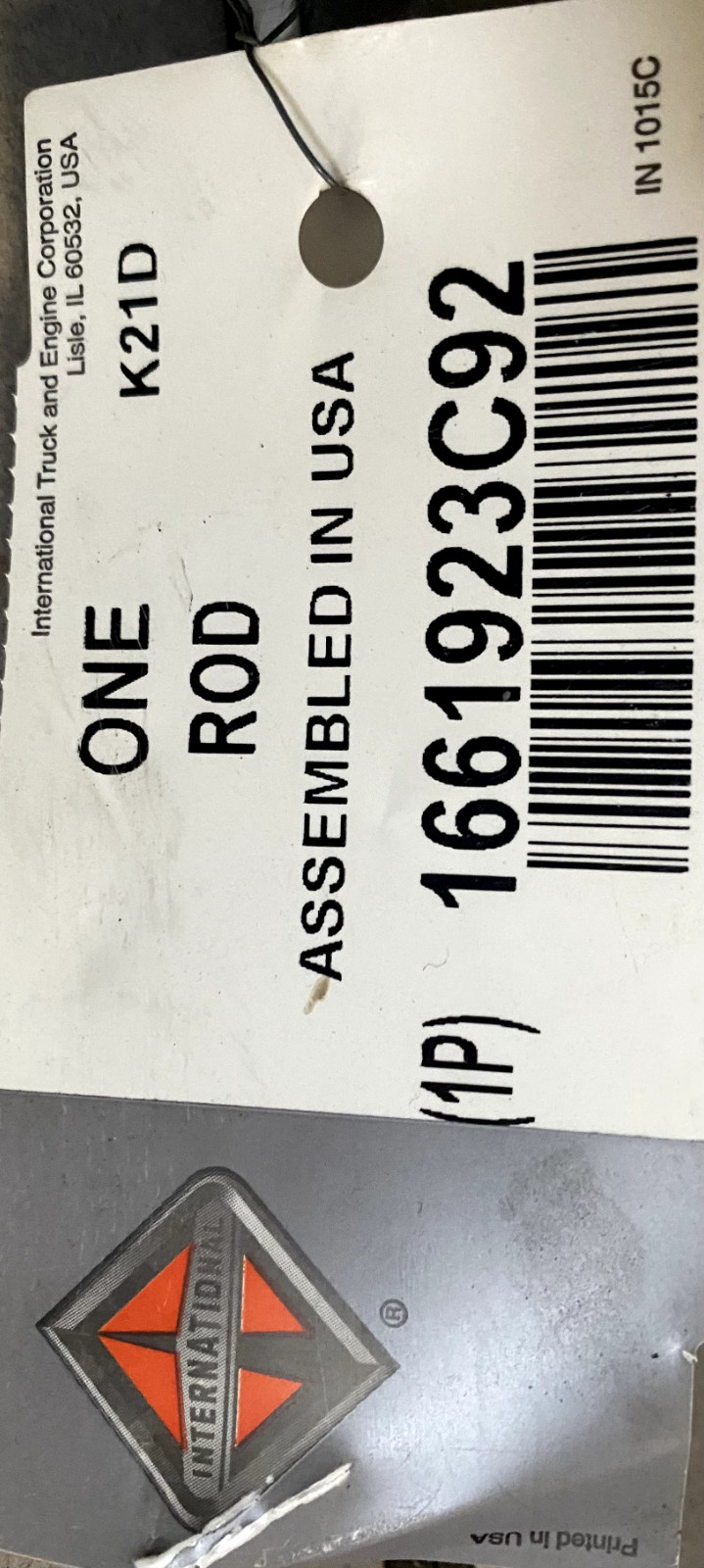 International Torque Rod 1661923C92 (New OEM)