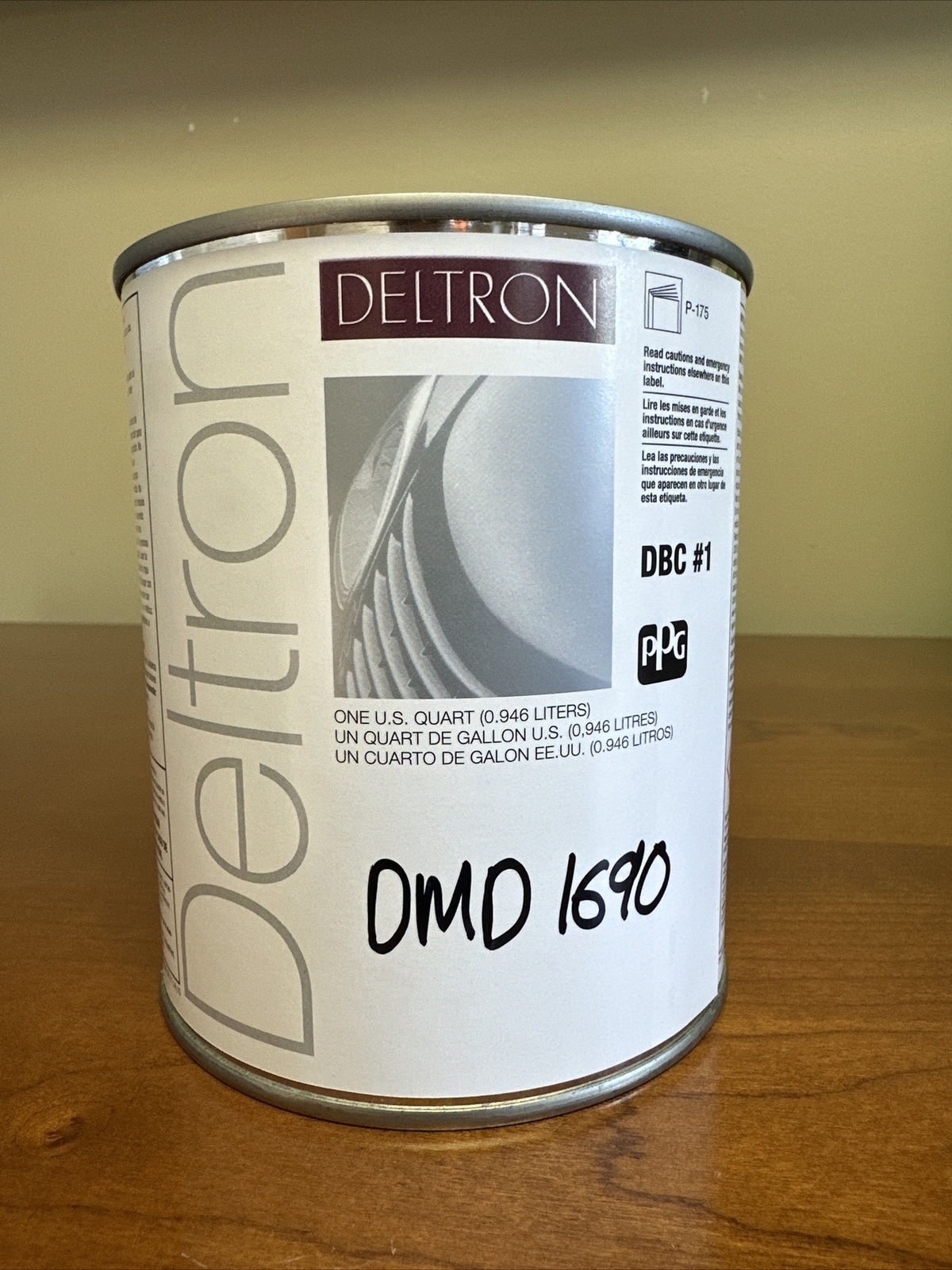 DMD1690 PPG Deltron NXT Course Satin Aluminum toner paint 1 QT