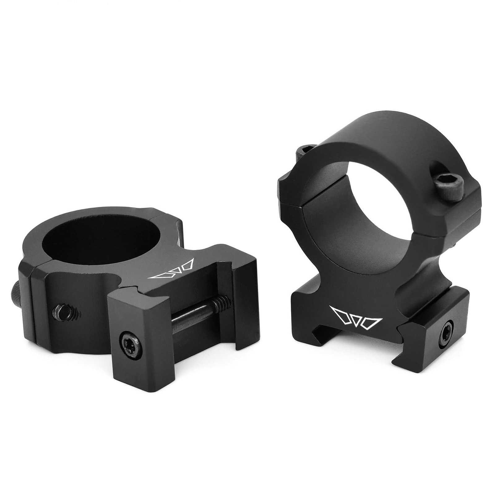 WARNESCOPE Rings 1 Inch High Matte Black