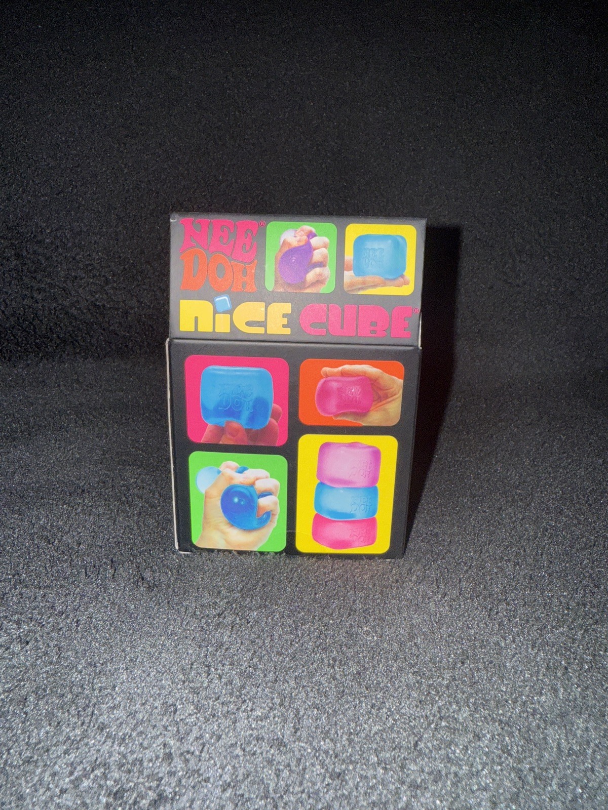 NeeDoh Nice Cube Super Solid Squeezable Sensory Toy (Purple Only)