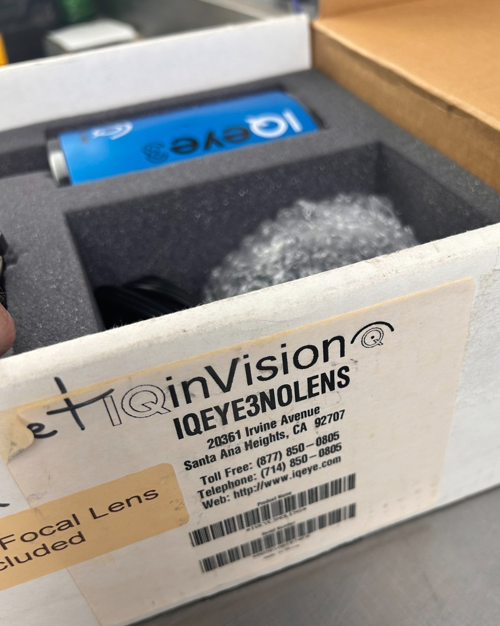 IQinVision IQeye3 Network Camera New Open Box
