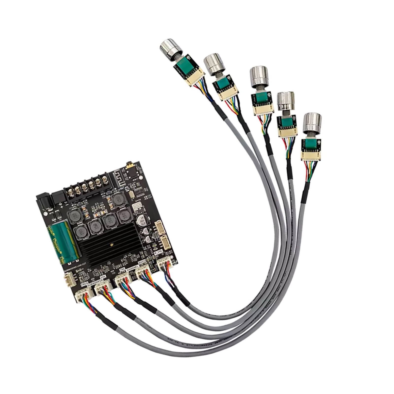 Power Amplifier Board Module 2.1 Channel 50W*2+100W Bluetooth Elegant Design
