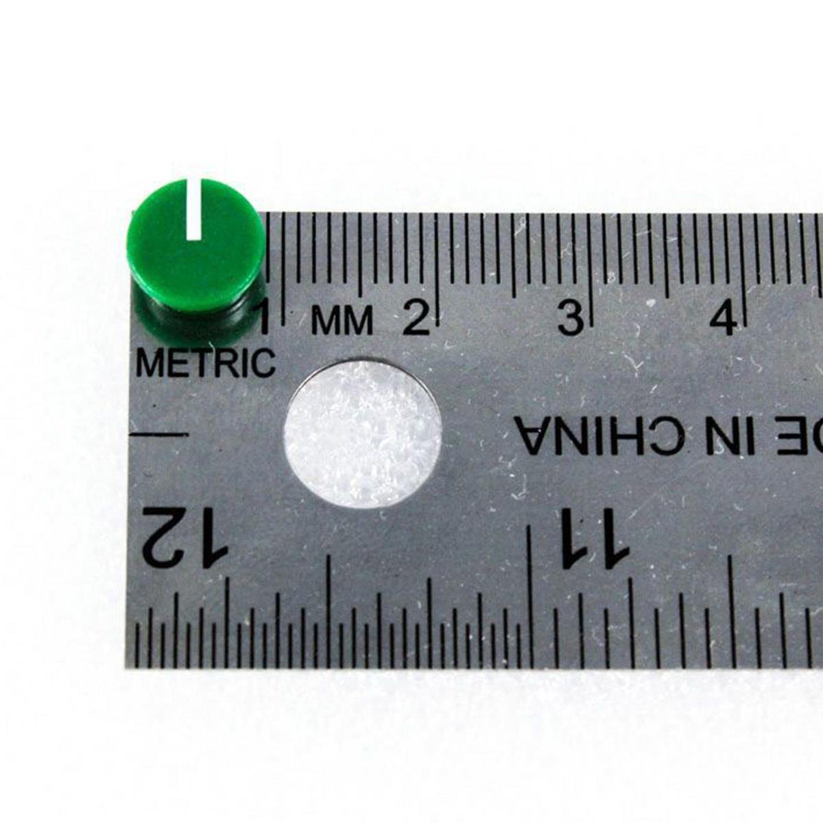 PixelGear 9mm Green Knob Cap with White Indicator Line for Symetrix DBX 166