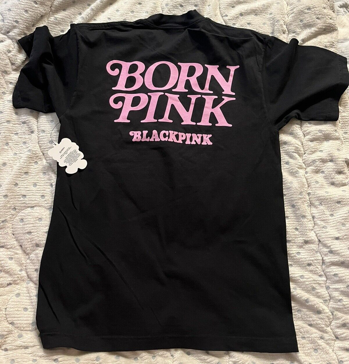 NEW BlackPink X Verdy Born Pink T-Shirt Size Small Pop-Up Girls Don't Cry Black