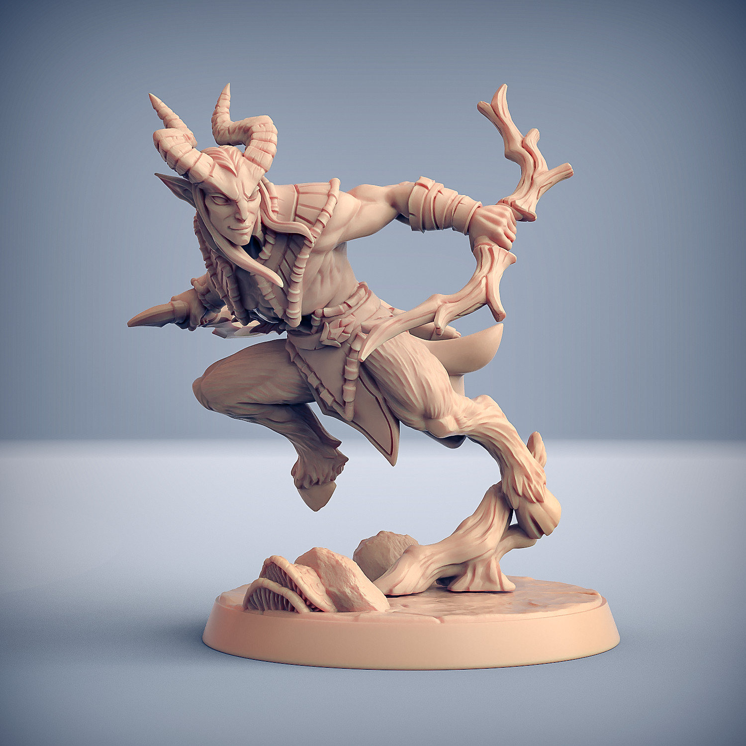 Fawn Satyr Ranger Rogue - Artisan Guild - Fantasy Dungeons and Dragons Miniature