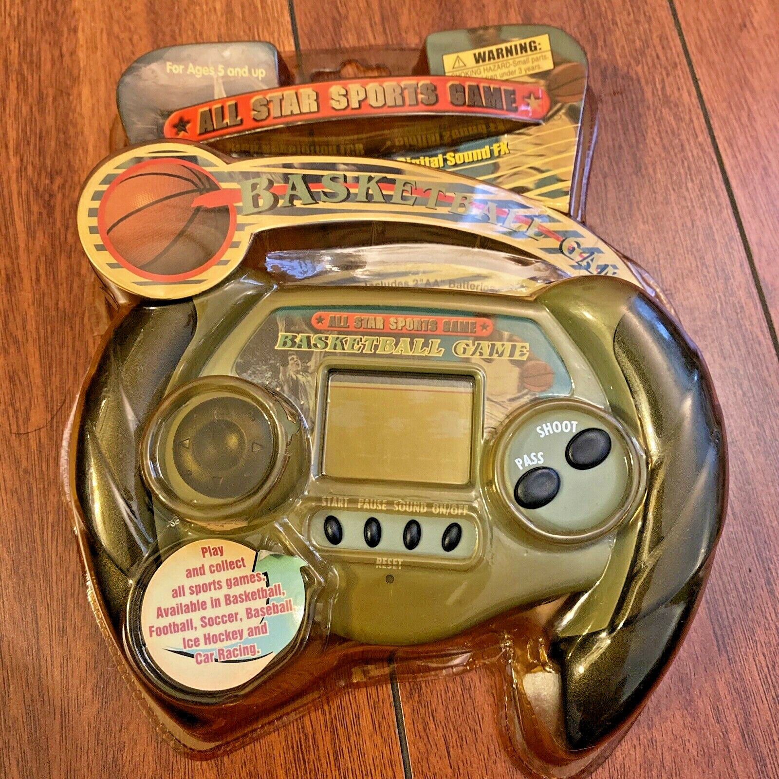 All Star Sports Game NBA Basketball Hand Held Game New RARE Collectible Retro