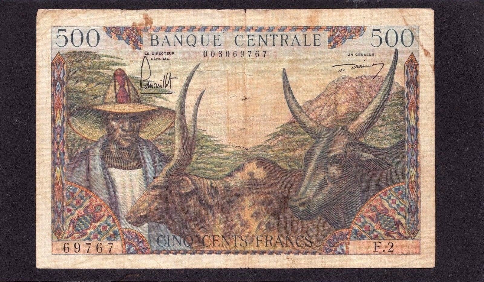 Cameroun 500 francs 1962 P-11   VG