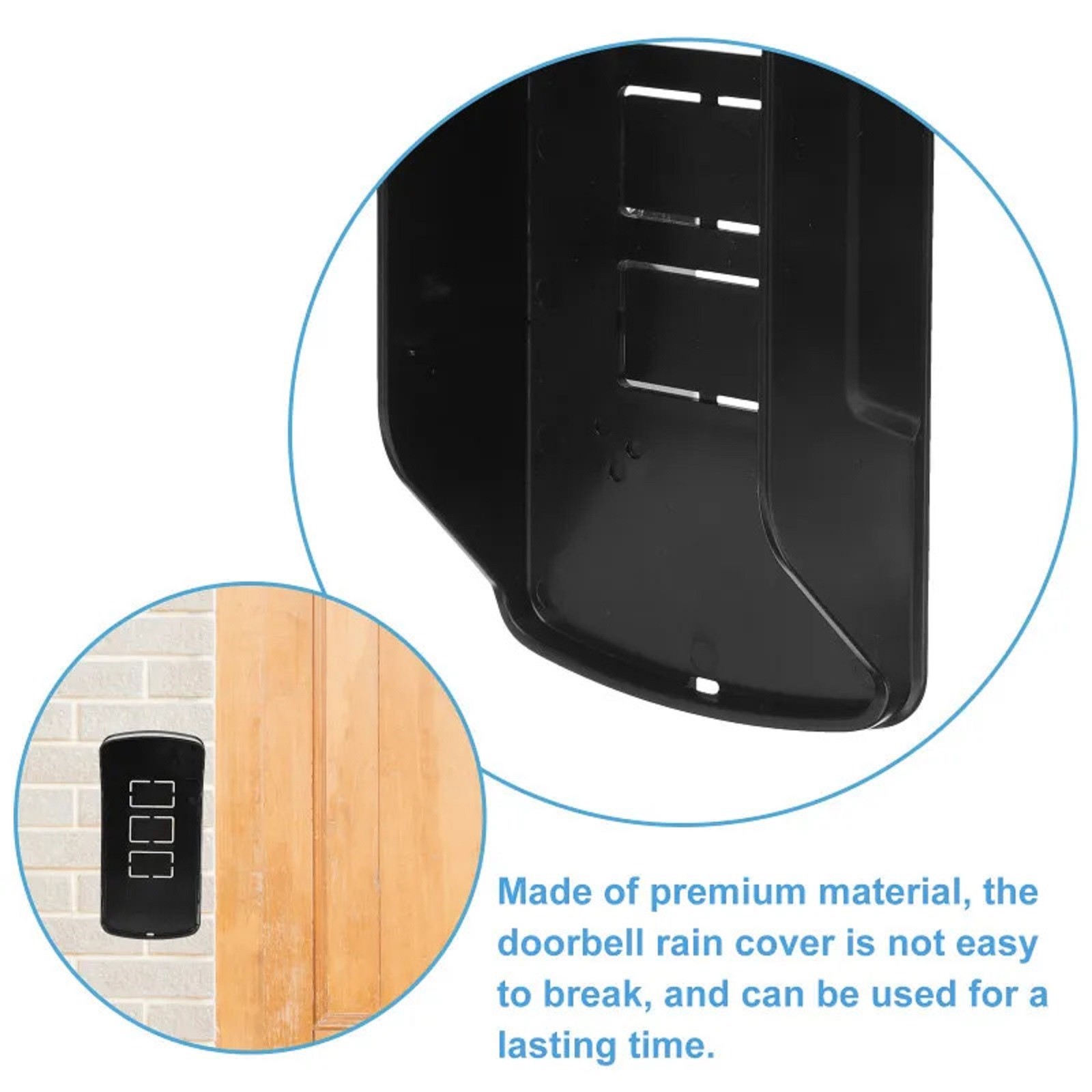 Access Control Machines Rainproof Cover Fingerprint Machine Shell Doorbell Cap