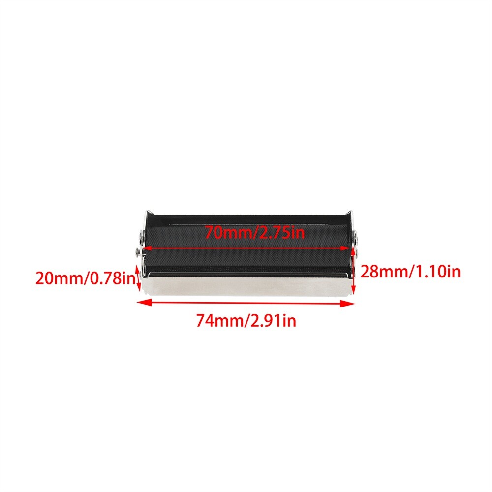 New 70mm Cigarette Roller with Lid Cigarette Maker Roller Machine Smoker Needs
