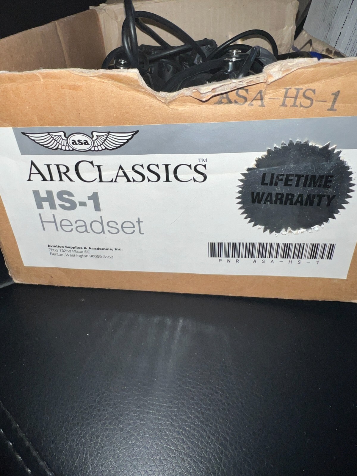 ASA AIR CLASSICS HS-1A GENERAL AVIATION HEADSET