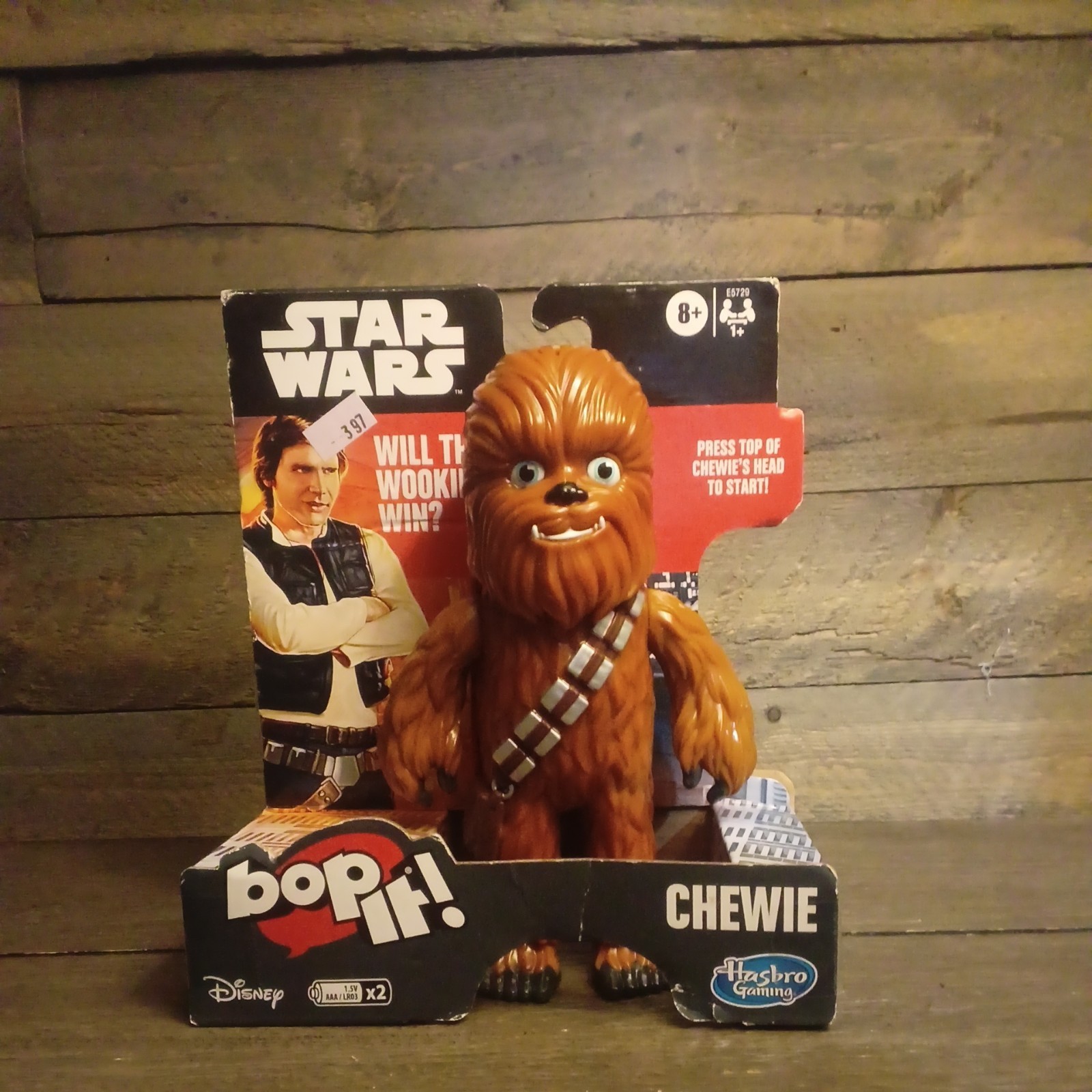 Hasbro Gaming Bop It Electronic Star Wars Chewie Chewbacca Game Star Wars Disney